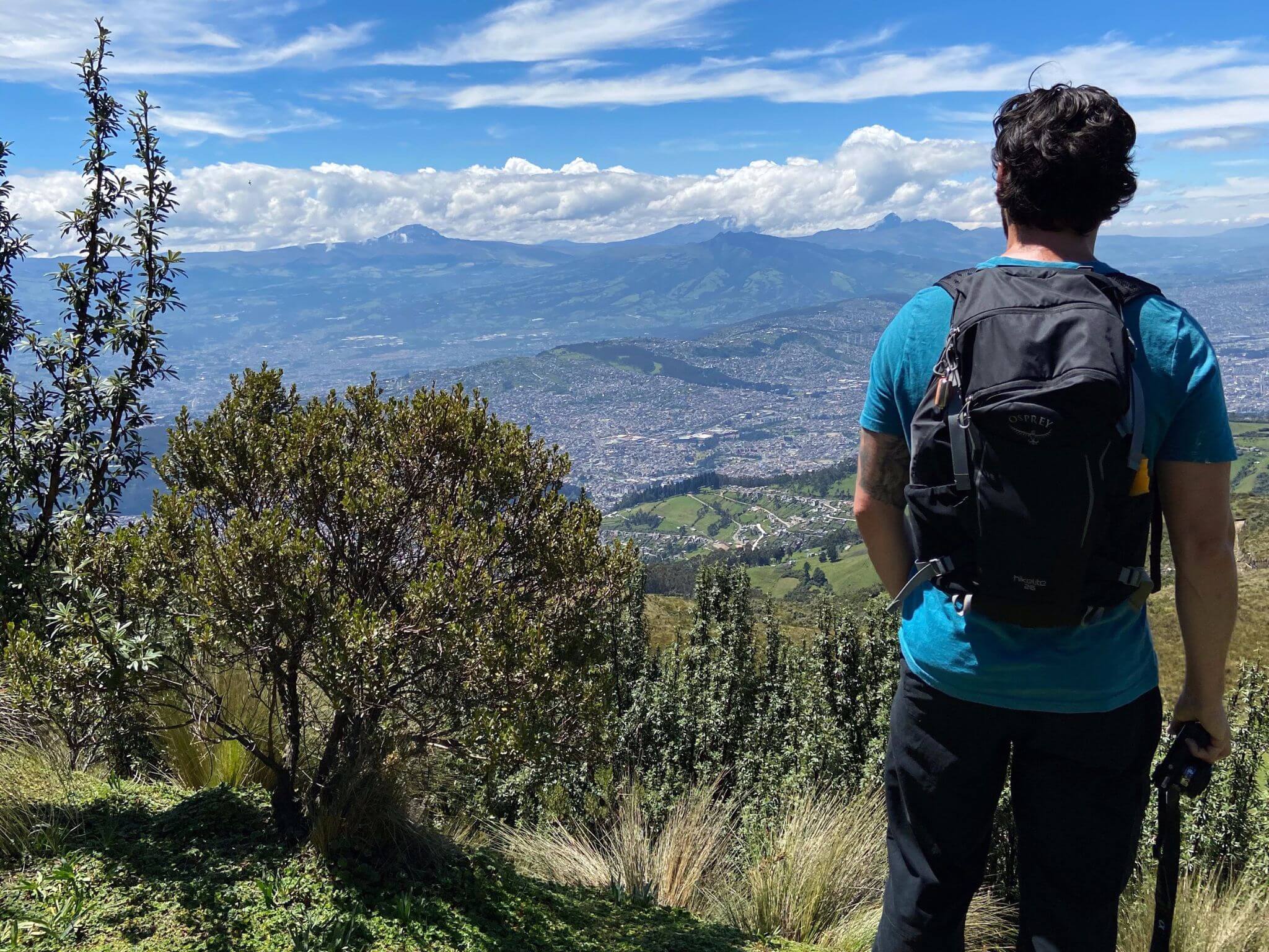 View from Mirador de los Volcanes, Cruz de Loma