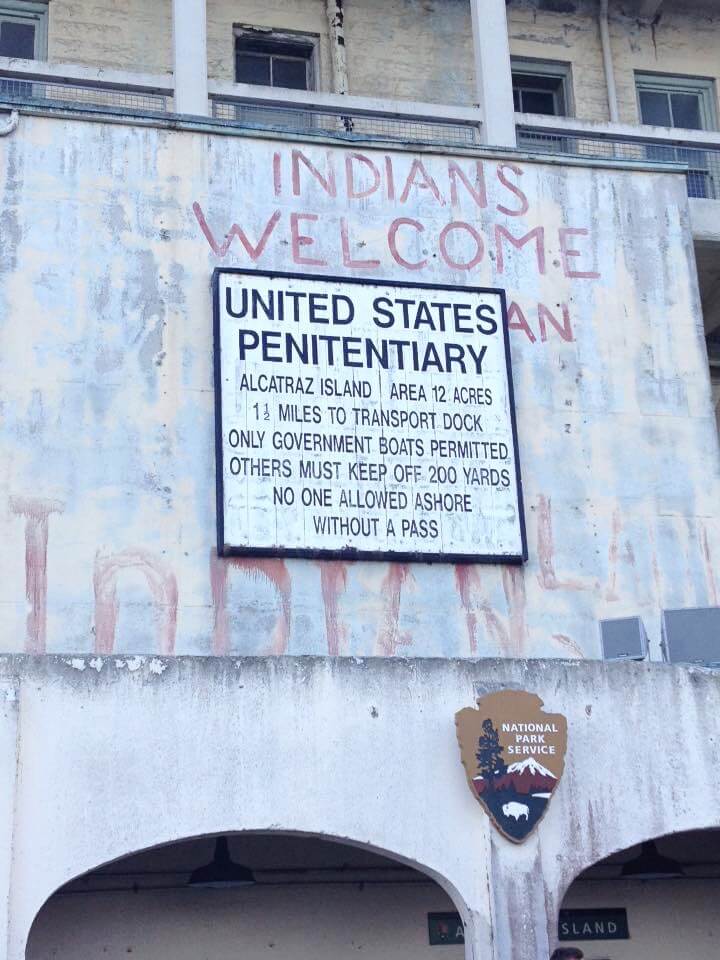 Native Indians Graffiti, Alcatraz, San Francisco Bay