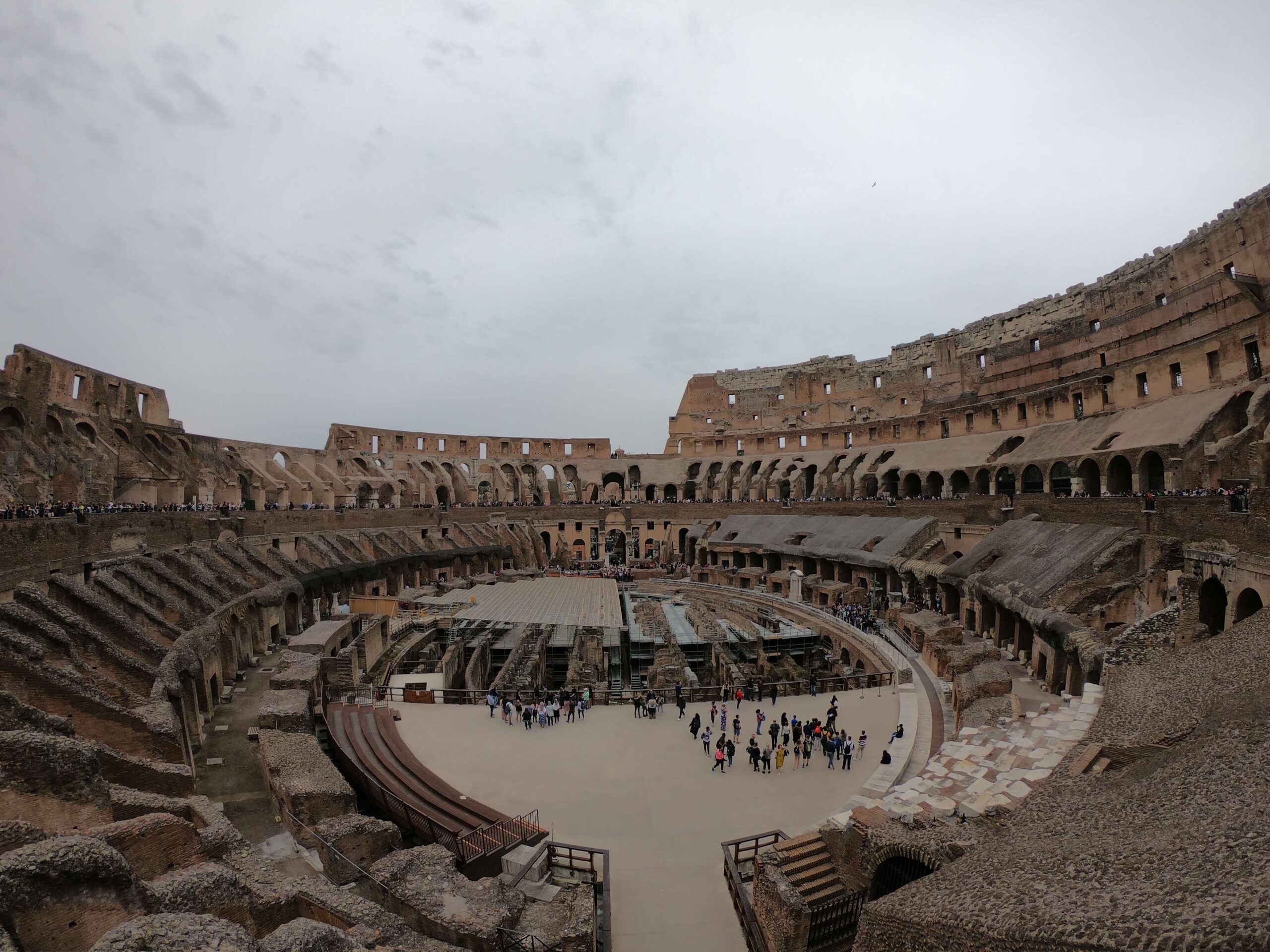 Upper-Level View of The Colosseum, Rome, Italy