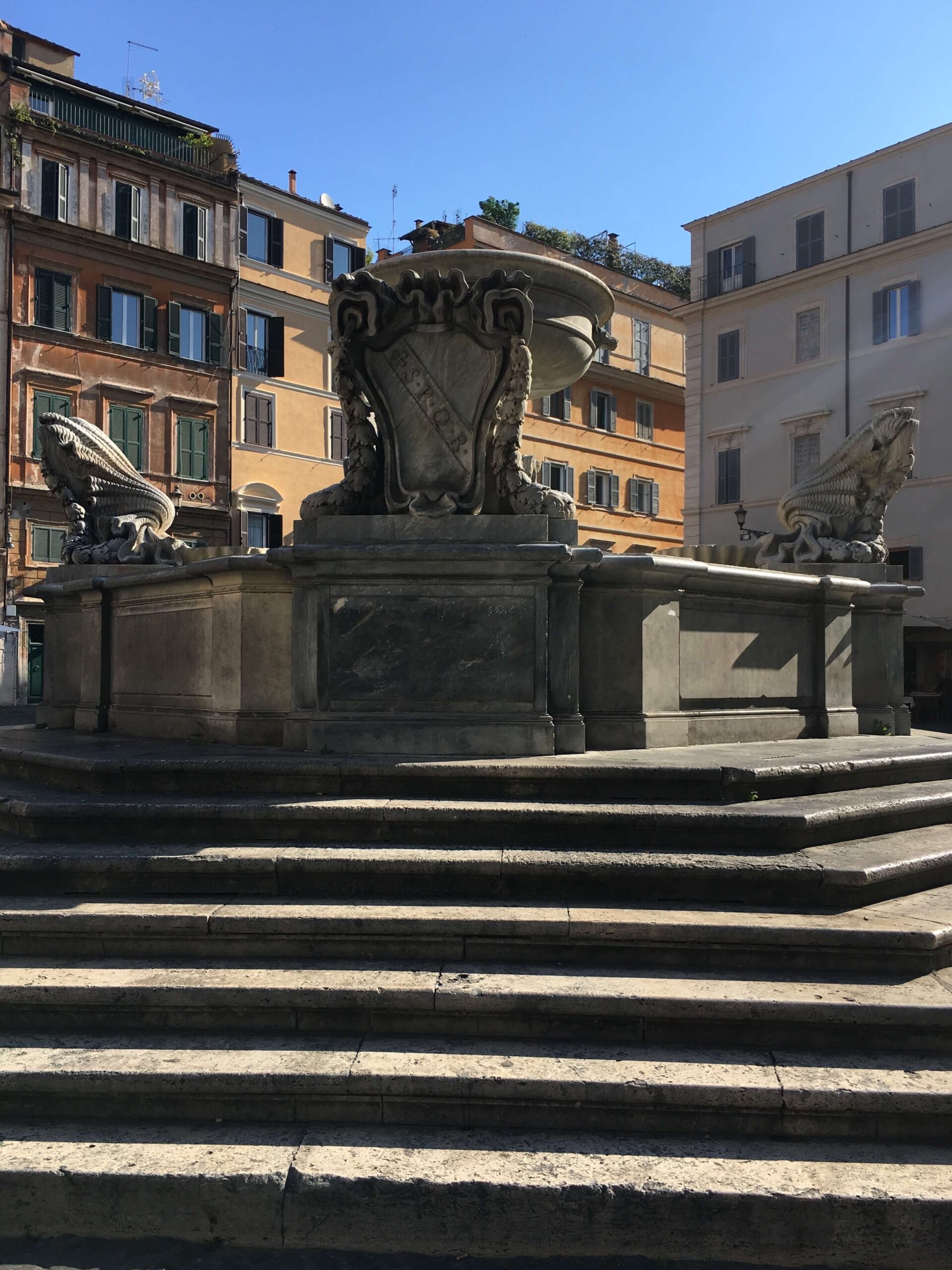 The Fountain, Piazza di Santa Maria. Trastevere, Rome