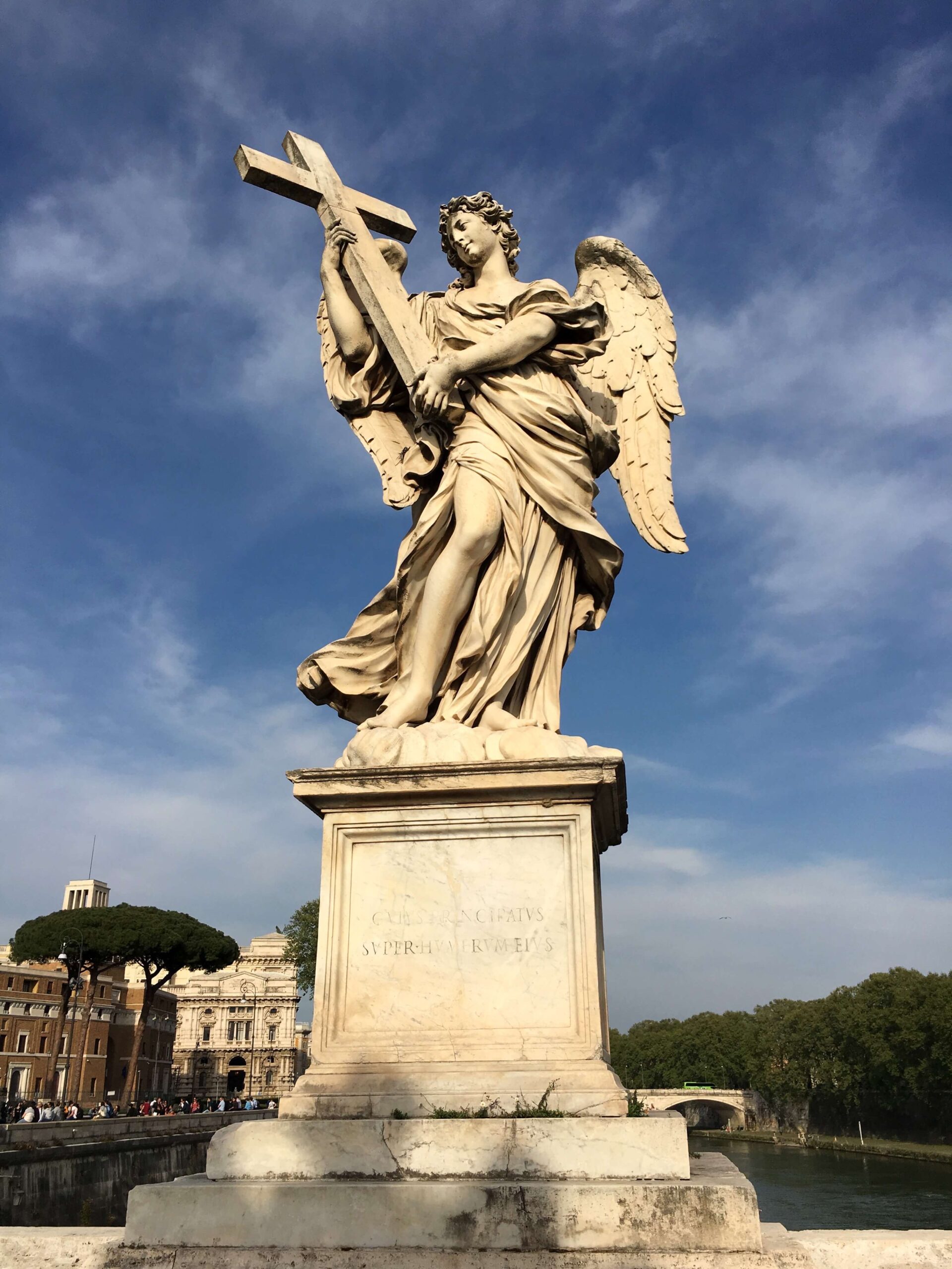 Angel with the Cross, Rome, Italy